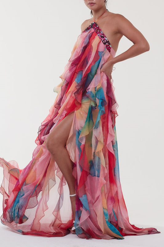 Watercolor Colored Dress