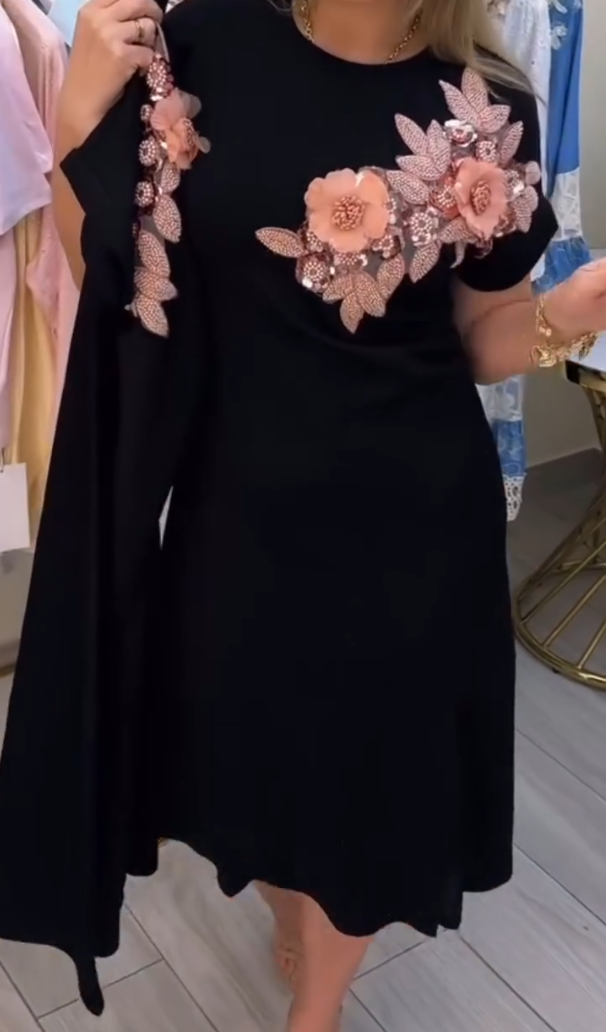 3D Flower Comfortable Dress
