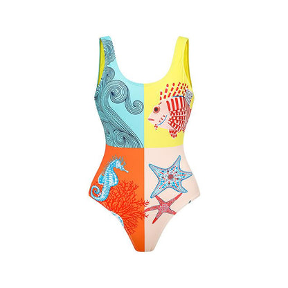 Mavis Ocean Printed Swimsuit