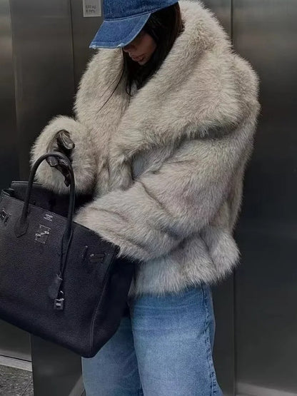 Faux Fur Short Coat