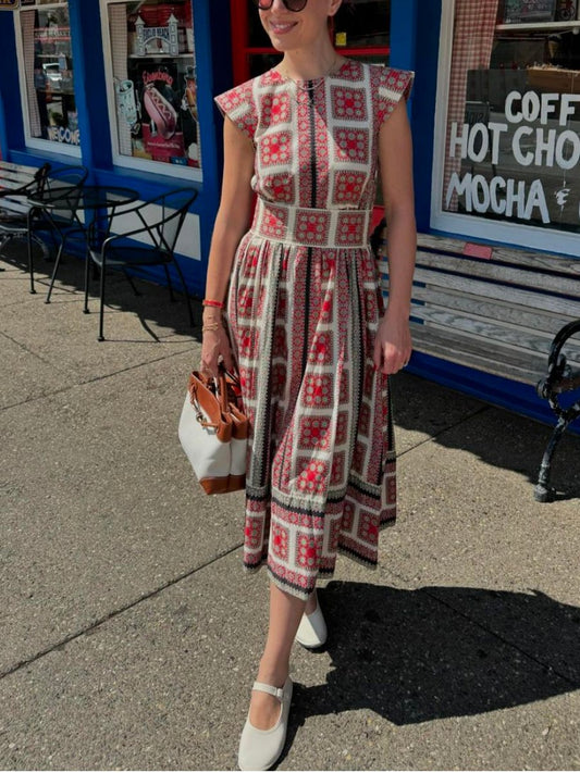 Westward Bandana Print Dress