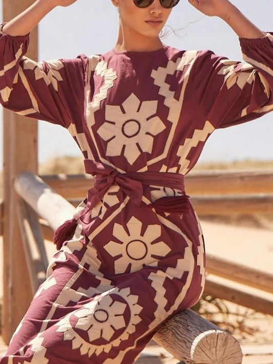 Women's Handcrafted Cotton Tunic Dress