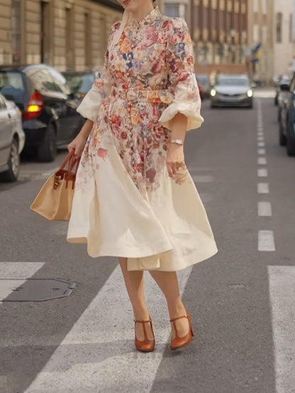 Floral Pretty Midi Dress